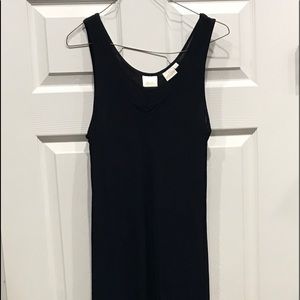 Dress, 2 layers, deep dark blue
